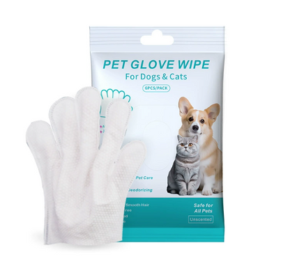 Pet Cleaning Gloves & Wipes